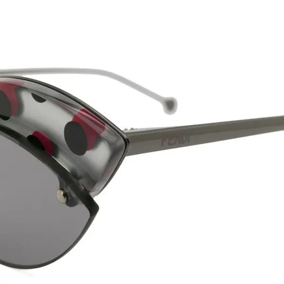 FENDI  Polka-Dot Cat Eye Sunglasses - Picture 3 of 4